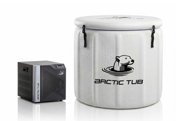 Arctic Barrel Basic 2 Plus Komplettset Grau – Arctic Cool Basic 2 Plus Kühlgerät und Polar Fox Barrel Eisbecken #farbe_grau