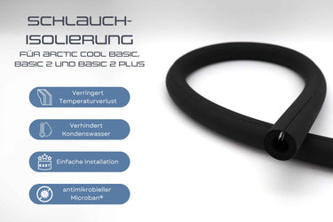 Schlauchisolierung für Arctic Cool Basic, Basic 2 & Basic 2 Plus – 2x 2m